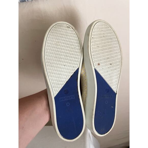 Rothy's Lemon Yellow Honeycomb Sneaker. Size w8. - Picture 9 of 9